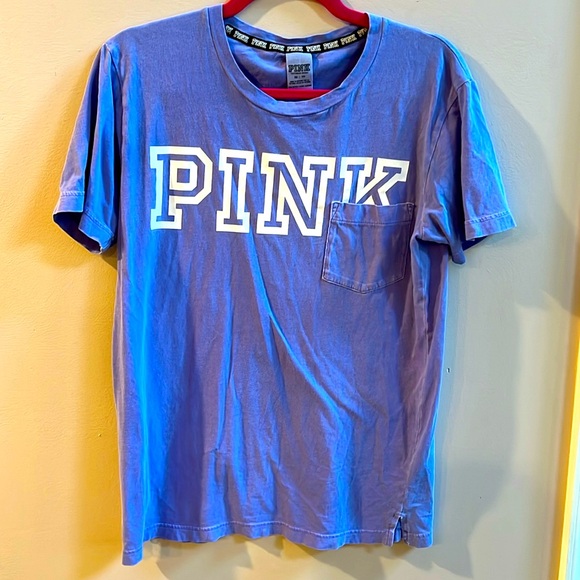 Pink Victoria Secret Size XS Purple T-Shirt - Picture 1 of 5